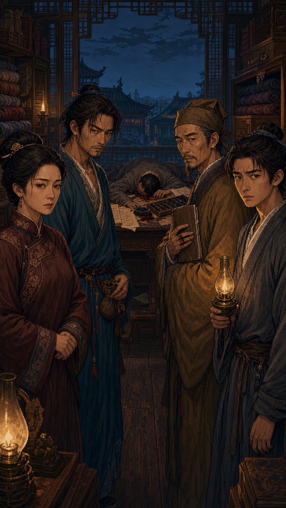 无月：松江府中秋夜案件中的四名嫌疑人